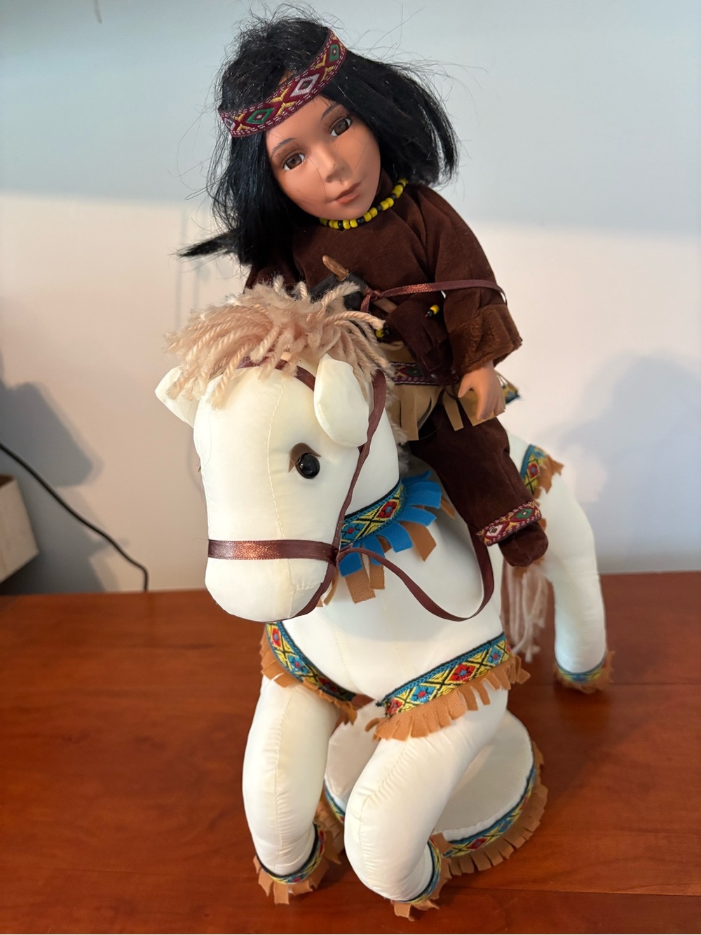 Southwestern Doll on Horse Native American